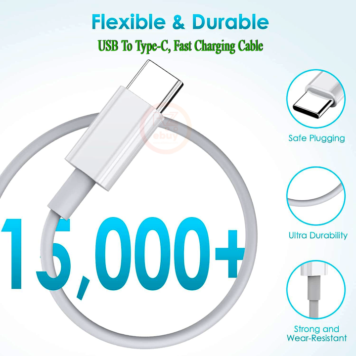 Type-C USB Super Fast Charging DATA Cable (Compatible with