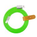 Zinc Alloy Data Cable OD6.0 Bold Flash TYPE-C Charging Cable 120W.