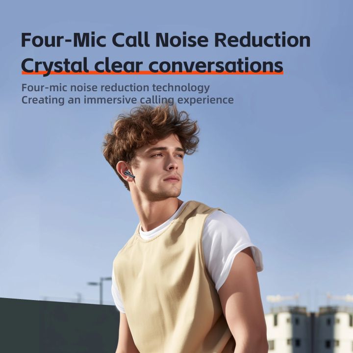 Wireless%20Headphones,QERE%20E40,NEW%20TWS%20Bluetooth%205.3,HD%20Microphone,HIFI%20Earphones,13mm%20Driver,60ms%20Low%20Latency,4%20Mics+ENC%20Call%20-%20Image%206