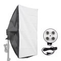 Studio Softbox Light Kit with 4in1 E27 Lamp Holder with 50*70cm Softbox.