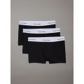 3 piece White belt Black  premium cotton boxer underwear for men-box. 