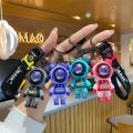 Astronaut Bears Key Chains Ring Fashion Cute Animal Bag Key ring Holder for Motor Bike Car Accessories Gift. 