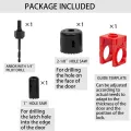 Metal Door Lock Hole Saw Door Knob Installation Kit. 