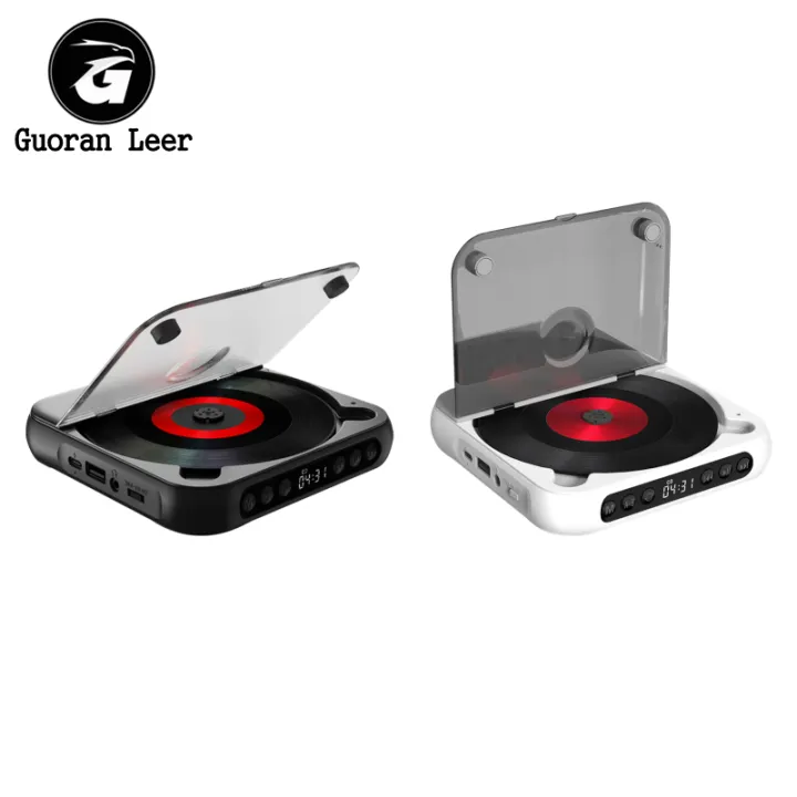 Portable CD Player, V5.3 Wireless Walkman CD Player Anti-Skip Shockproof Protection Rechargeable Personal CD Player With LCD Display