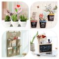 100 x Metal Wires Business Card Holder Memo Photo Picture Paper Note Clip Bracket Diy Craft Home Office Supplies, Round. 