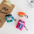 Chocolate Reeses NERDS Kitkat Sour Patch kids Cheetos Earphone Case For AirPods Pro 3 2 1 Ben Jerry Wireless bluetooth headset. 