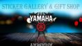 Bike Sticker  / Yamaha Logo   ( Waterproof & Premium quality)/ Sticker Gallery & Gift Shop. 