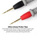 Sharp Pin Needle Tip 10A 1KV Universal Probe Test Leads Pin For Digital Multimeter Needle Tip Multi Meter Tester Lead Probe Wire Pen Cable 10A 1000V Multimeter Cable Probe Measuring & Levelling.