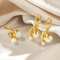 Oil painting girl natural freshwater pearl pendant empty tray 925 silver high-end sense light luxury exquisite ins style necklace jewelry.