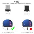 USB C Magnetic Cable Fast charge 3A Micro USB Type C 360 Magnet Fast Charger For iPhone Samsung Android Mobile Phone Cable. 