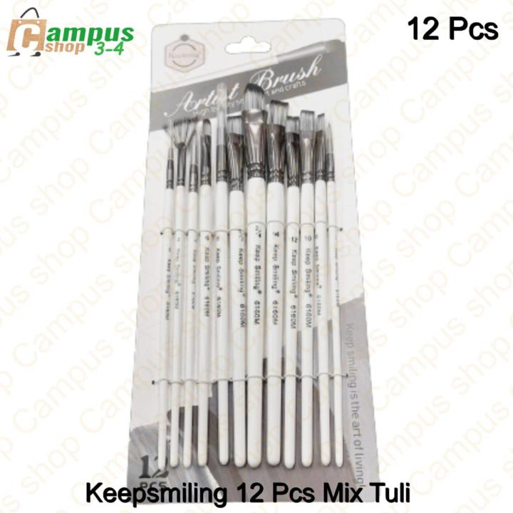 Keepsmiing Artist Brush High Quality Set of 12 Pcs