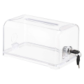 Donation Suggestion Box with Lock Ballot Box Suggestion Box for Fundraising, Donation, Tip Jars, Raffle Box.