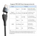 Baseus 100W 3 in 1 USB Cable. 