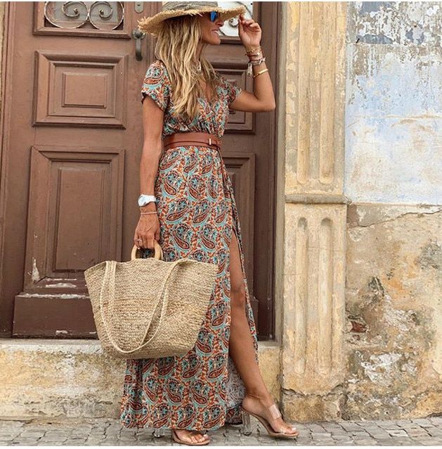 Womens%20Floral%20Vintage%20Boho%20Long%20Dress%20Print%20V-Neck%20Short%20Sleeve%20Elegant%20Dress%20Bohemian%20Vestidos%20Plus%20Size%20Dresses%202020%20New%20-%20Image%204