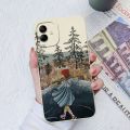 Cover For Samsung A04 A04E A04S Cool Bear Liquid Silicone Full Protection Phone Case For SamsungA04E GalaxyA04 A04 S Coque Funda. 