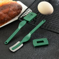 Bread Cutter Bakery Scraper Knife Slicer Dough Scoring Lame Curved Baking Tool.