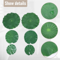 10 Pieces 5 Kinds Artificial Floating Foam Lotus Leaves Lily Pond.