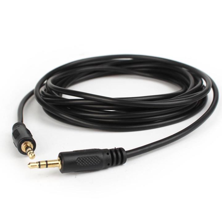 Stereo Audio Cable 3M Male to Male - Black