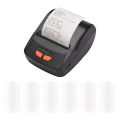 Bisofice Receipt Printer Portable 58mm Mobile Thermal Printer Wire-less BT Mini Bill Ticket Printing Compatible with Android iOS Windows with Rechargeable batt-ery for Restaurant Supermarket Retail Clothing Office Small Business. 