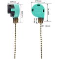 3 Pack Ceiling Fan Switch 3 Speed 4 Wire Zing Ear ZE-268S6 Fan Pull Chain Switch Replacement Speed Control Switch. 