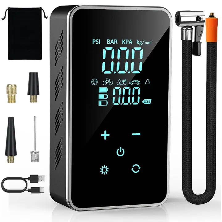 SL%20Tire%20Inflator%20Portable%20Air%20Compressor%2016L/min%20150%20PSI%20Air%20Pump%20With%20Touch%20Screen/Gauge/Light%20For%20Bike%20Ball%20-%20Image%209