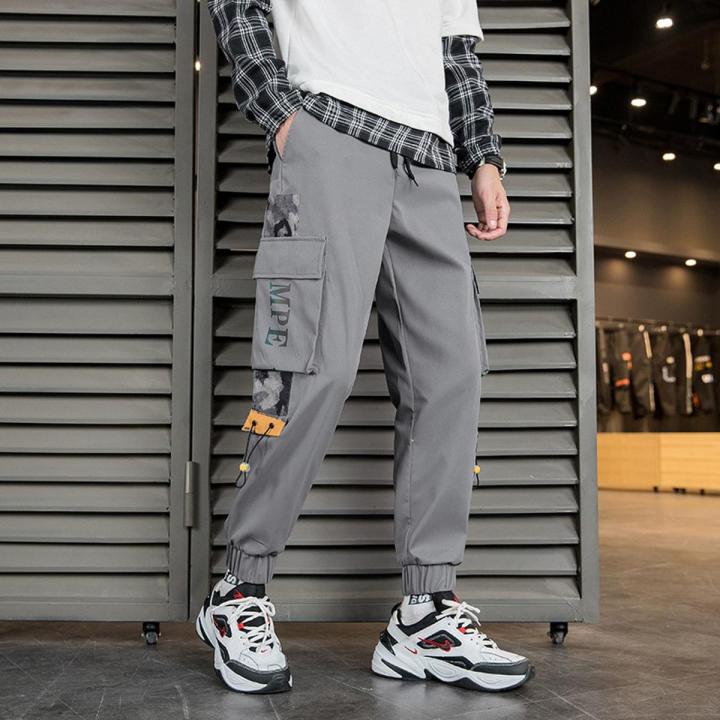 Cargo Pants Men Jogger Overalls Streetwear-Hop Casualckets and