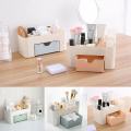 Women Makeup Case Storage Organizer Cosmetic Holder With Drawer. 