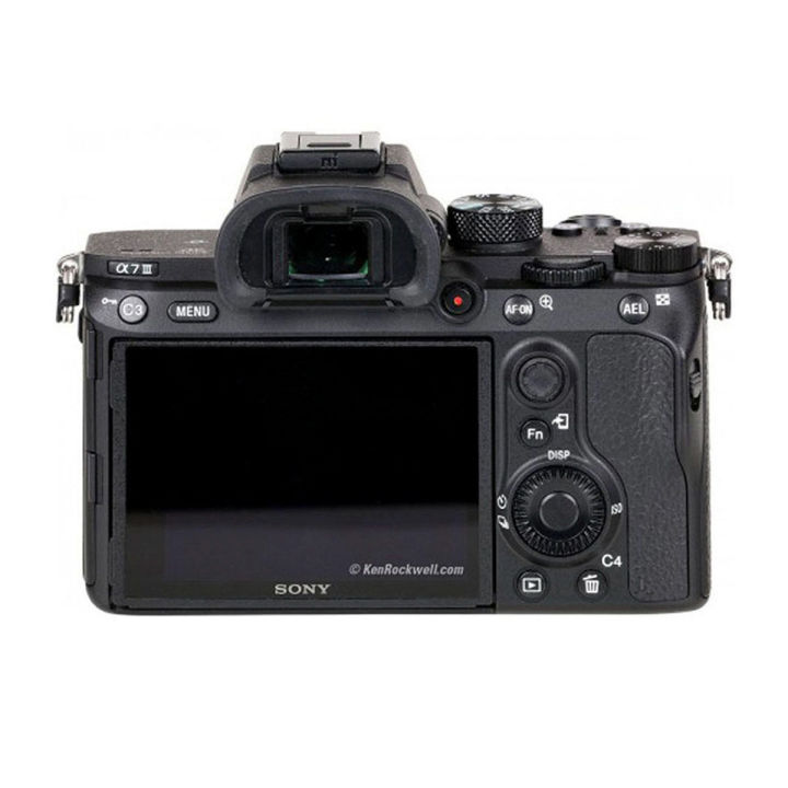 Sony a7 III ILCE7M3/B Full-Frame Mirrorless Interchangeable-Lens Camera with 3-Inch LCD, Body Only Base Configuration - Black