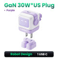 【Uno 30W GaN】UGREEN Uno QPai Robot 30W GaN USB C Charger Power Adapter PD Fast Wall Charger For iPhone 16 15 Max Pro Samsung Galaxy S24+ S24 Ultra/A Tecon Infinix  Note 30 Pro Itel P40+ Realme 8 Pro Galaxy AI Xiaomi 15 14 Pro Redmi K70 60 Pro. 
