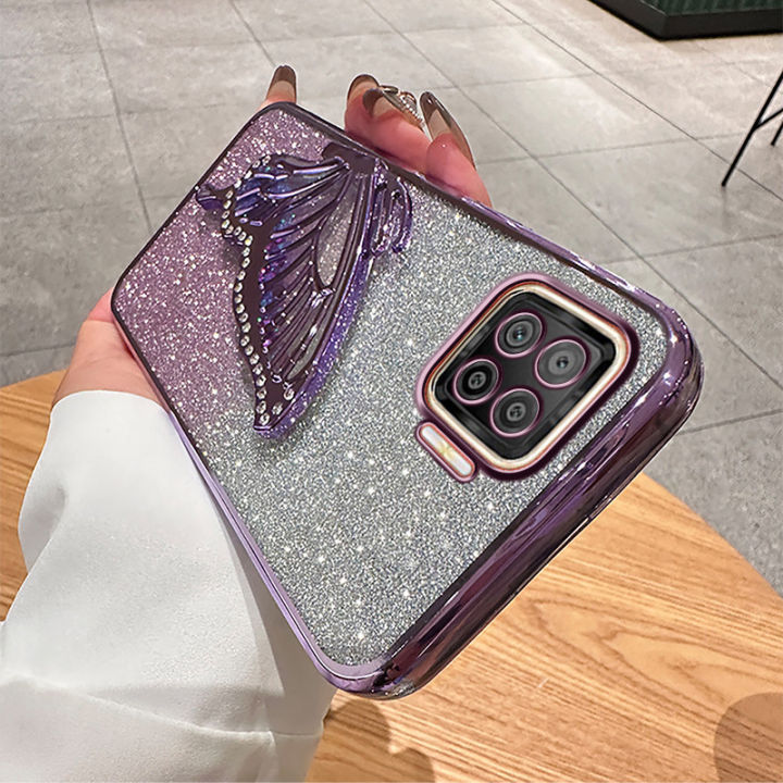 For%20OPPO%20F21%20Pro%20F19%20F19%20Pro%20F17%20F17%20Pro%20F15%20Casing%20case%20with%203D%20Flowing%20Sand%20Diamond%20Butterfly%20Stand%20Luxury%20Slim%20Gradient%20Plating%20Glitter%20Girls%20Stylish%20Back%20Cover%20Clear%20Soft%20Silicone%20Protective%20Cases%20Pouch%20-%20Image%206