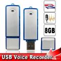 USB Voice Recorder 8GB Silver. 