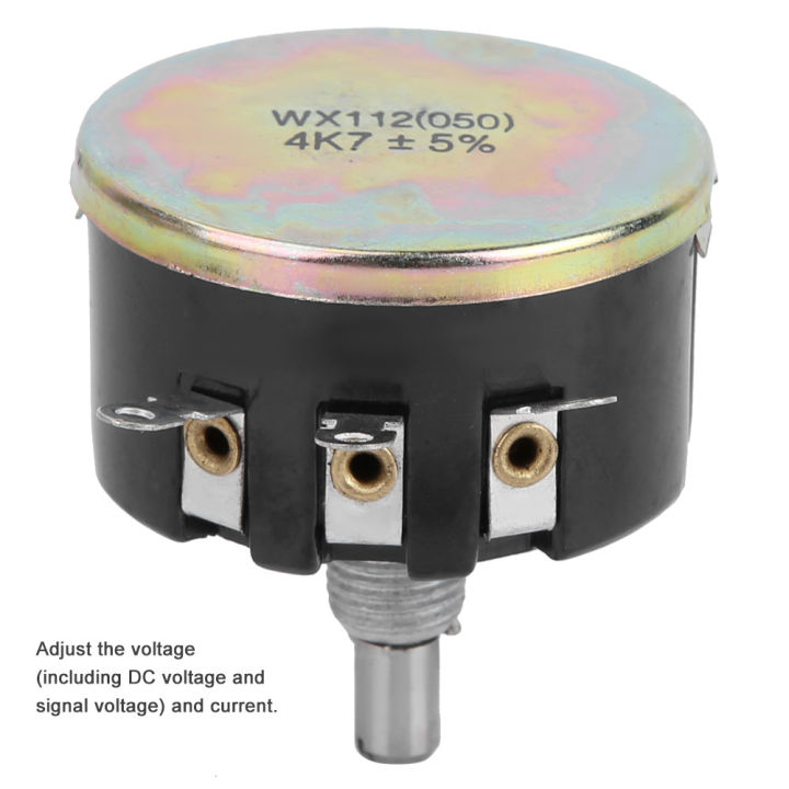 Potentiometer, Easily Installed Single Turn Wire Potentiometer, Rotary X Type for Single Circle Plug And Play