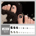 【The Edge of Beauty】New UMMER 24 Feet Nail Feet Nail Tip Finihed Product Wholeale Toenail Nail Patch Nail ticker Fake Nail Tip.