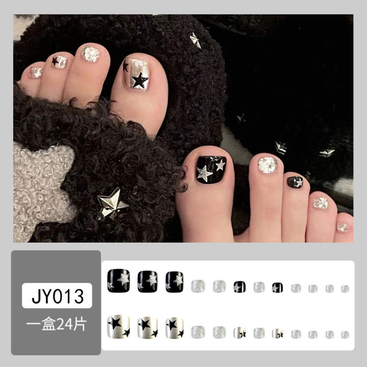 %E3%80%90The%20Edge%20of%20Beauty%E3%80%91New%20UMMER%2024%20Feet%20Nail%20Feet%20Nail%20Tip%20Finihed%20Product%20Wholeale%20Toenail%20Nail%20Patch%20Nail%20ticker%20Fake%20Nail%20Tip%20-%20Image%202