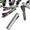 100pis Medium Hair Clip For Women /Row Materials Black/Solver Color. 