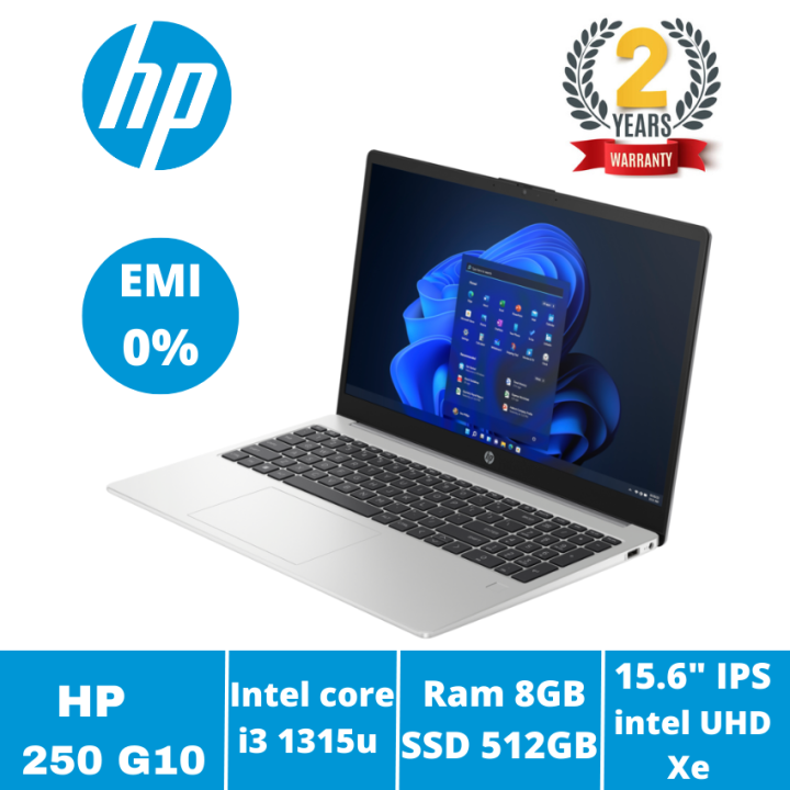 HP%20250%20G10%20i3%20(1315u)%20Laptop%20with%2013th%20Gen%208GB%20RAM%20512GB%20SSD%2015.6"%20FHD%20IPS%20Silver%20and%202%20Year%20Warranty%20-%20Image%204
