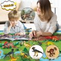 Dinosaur Toy Simulation Animals Tyrannosaurus Rex Figures Model Play Mat Set Early Learning Educational Toys For Boy Girl Gifts. 