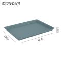 Dessert Tray Large Capacity Non-slip Food Serving Tray Bpa-free Reusable Plastic Tray for Fruits Cookies Desserts Southeast Asian Buyers' Choice.