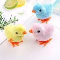 Clockwork Plush Chicken Simulation animal plush jumping stail children's toys -1pcs.