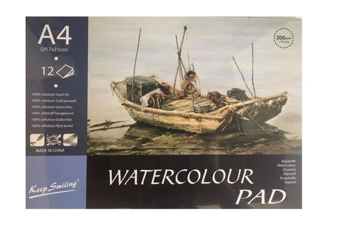Keep%20Smiling%20Watercolor%20Pad%20A4%2012%20Sheets%20-%20Image%202