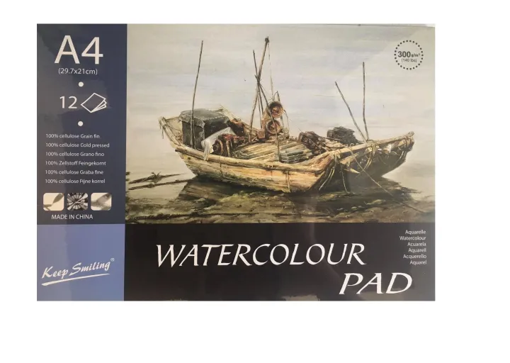 Keep%20Smiling%20Watercolor%20Pad%20A4%2012%20Sheets%20-%20Image%202