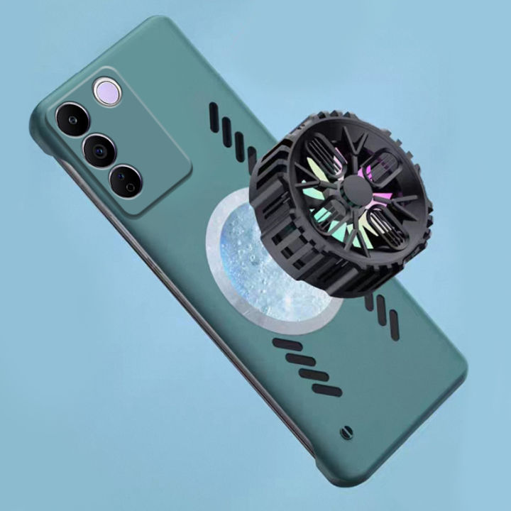 Sroof%20Case%20For%20VIVO%20V27e%20Summer%20new%20frameless%20heat%20dissipation%20magnetic%20hard%20Phone%20Case%20Back%20Cover%20-%20Image%206