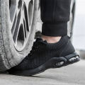 【selevn roind】 Air Cushion Working Shoes For Men Anti-Smashing Steel Toe Puncture Proof Construction Safety Shoes Sneakers Male Footwear. 