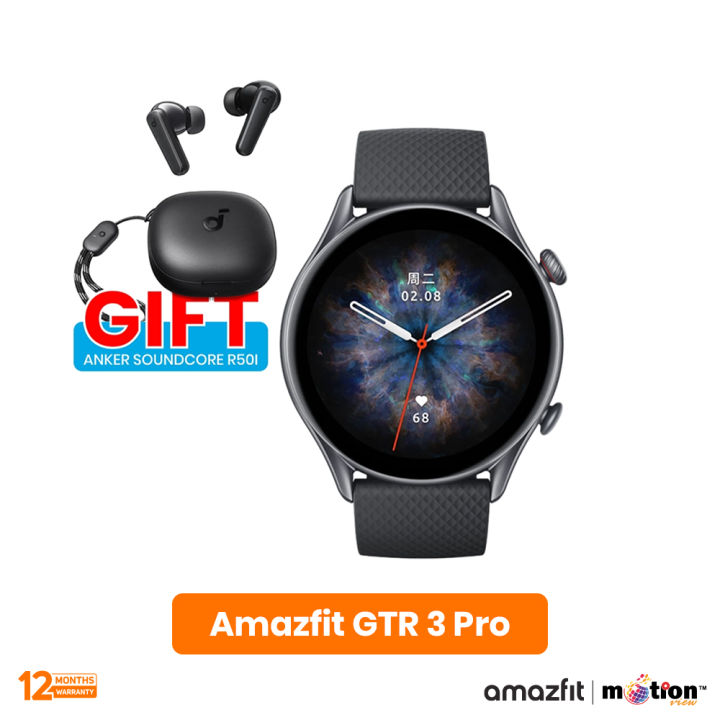 Amazfit GTR 3 Pro Smart Watch (Free Anker R50i)