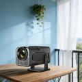Hy320 Mini Smart Android 11 Projector - 720P Native (4K Support), Dual WiFi 6, Bluetooth & Built-in Speaker. 