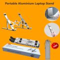 Laptop Stand Creative Folding Storage Bracket for 10-17 inch Tablets Notebook Laptop Premium Quality Aluminum Alloy Best. 