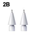 1/4Pcs Silicone Pencile Tips for Apple Pencil 1/2 Wear-Resistant Replacement Stylus Pen Tip for iPencil 1/2 4B 2B Mute Spare Nib. 