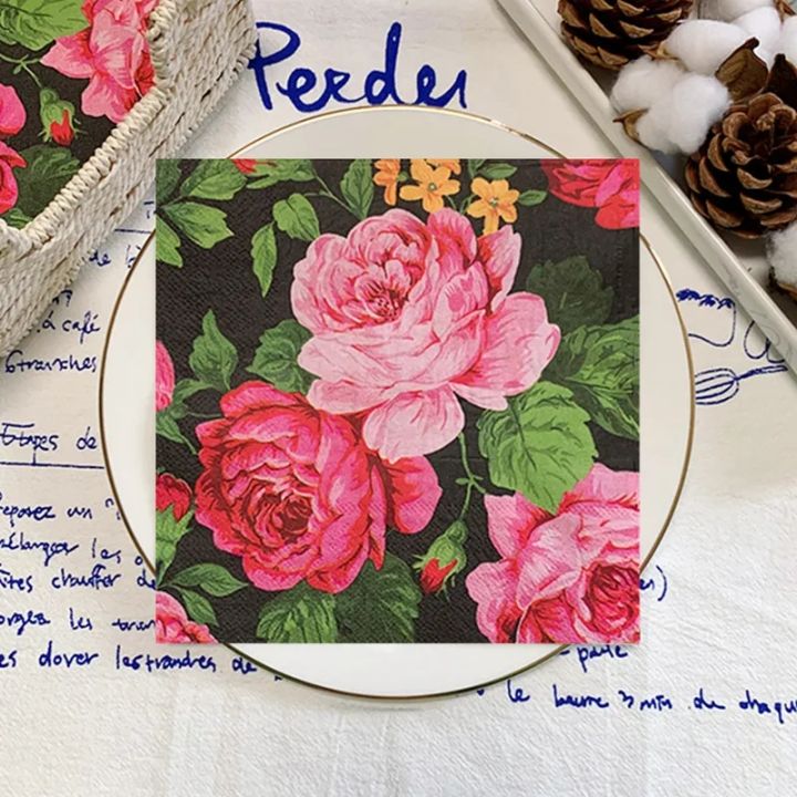5Pcs%20Mix%20Random%20Flower%20Butterfly%20Decoupage%20Paper%20Napkins%20Floral%20Serviette%20Paper%20Tissues%20for%20Wedding%20Xmas%20Party%20Decor%20-%20Image%206