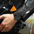 CRRJU Fashion Mens Watches Ultra Thin Quartz Watch Men Casual Slim Mesh Steel Waterproof Sport Watch Black Relogio Masculino. 