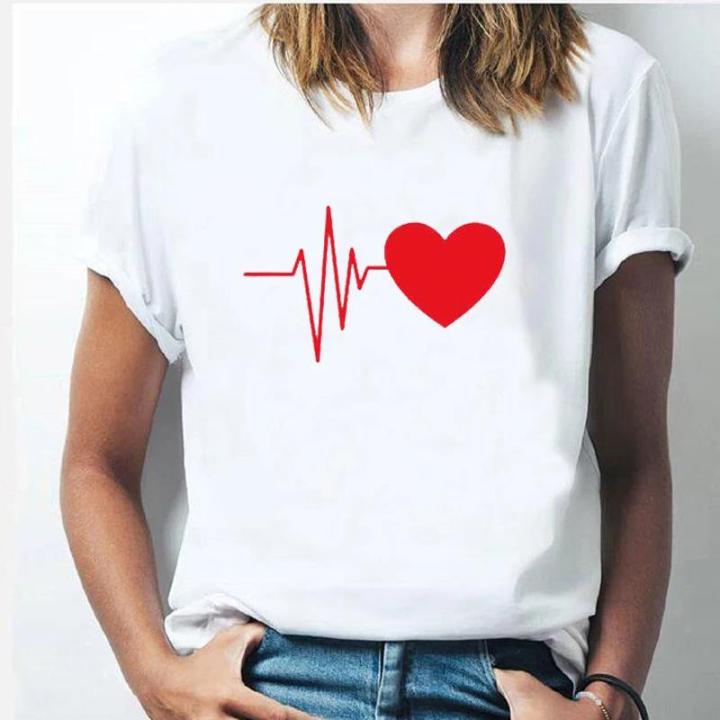 Cotton%20100%25%20Than%20Heart%20T-shirt%20Harajuku%20Style%20Fashion%20Than%20Heart%20Love%20Simple%20Fashion%20Large%20Size%20Loose%20T-shirt%20Women%20Ins%20Tops%20Tee%20-%20Image%205